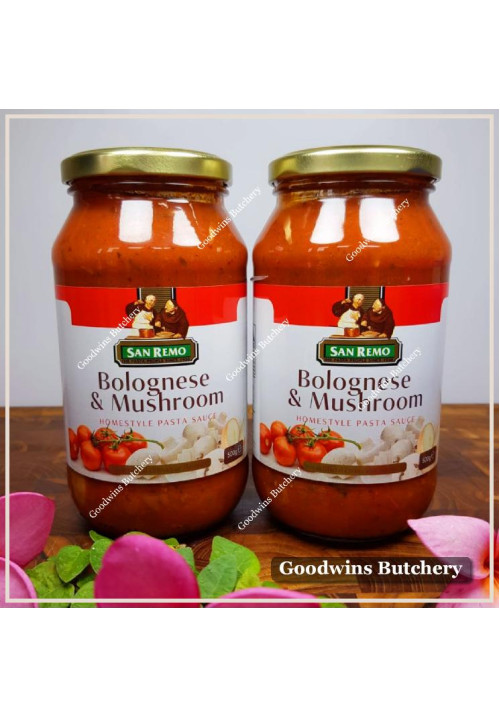 Sauce tomato SANREMO Australia BOLOGNESE & MUSHROOM 500g